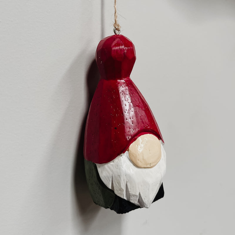 24261 Wooden Sleepy Santa 40 x 40 x 40