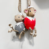 Wooden Mouse Hanging