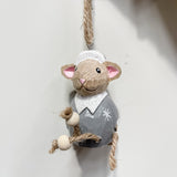 Wooden Mouse Hanging