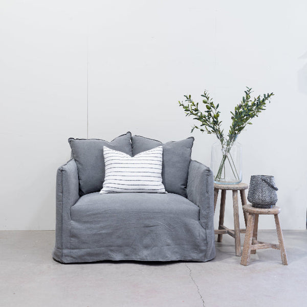 Linen Chair Slip Cover