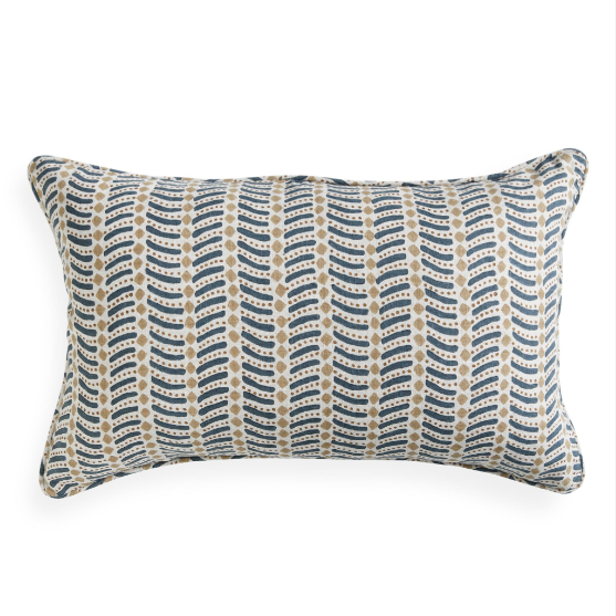 Walter G - Dubrovnik Desert (Hand Block Printed) Cushion Cover ONLY 