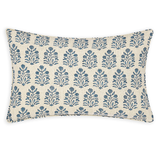 Walter G - Amer Azure (Hand Block Printed ) Cushion Cover ONLY 
