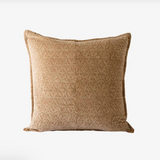Hand block printed Velvet Cushion Cover
