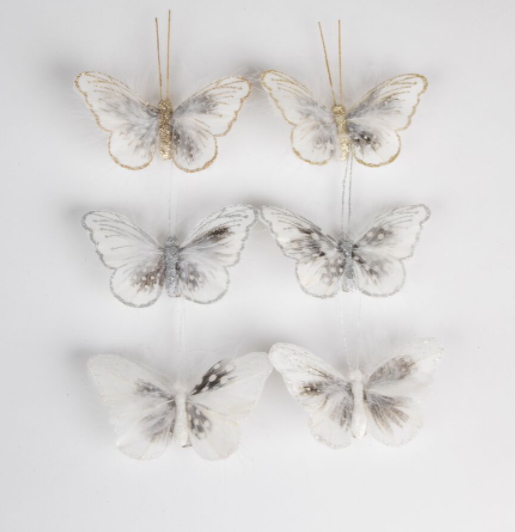 Poem Clip-On Butterfly (SET OF 2 PIECE)