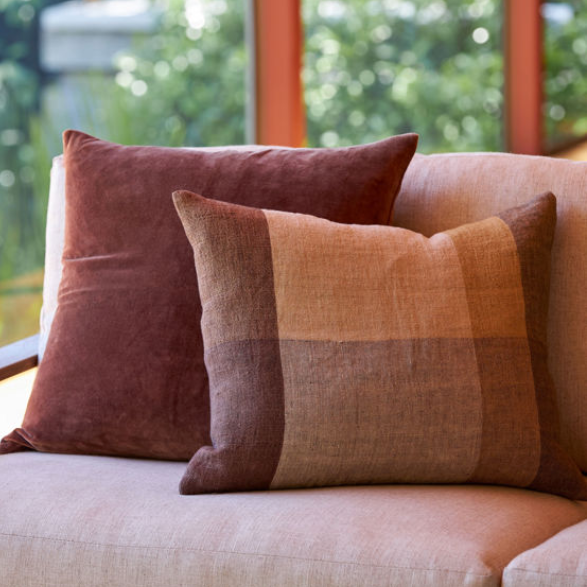 Città - Cotton Velvet Brick Cushion Cover ONLY