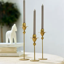 Flower Gold Candlestick