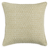 Patterned pillow on a white background
