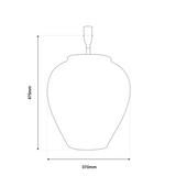 lamp base measurements