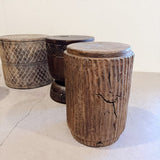 Reclaimed Walnut Stool / Table - Brown & Home