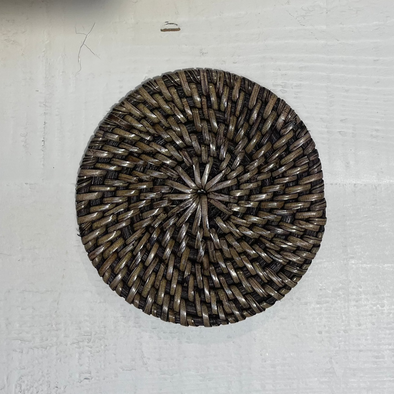 Dark Rattan Coaster Rattan Coaster - VARIOUS – Brown & Home