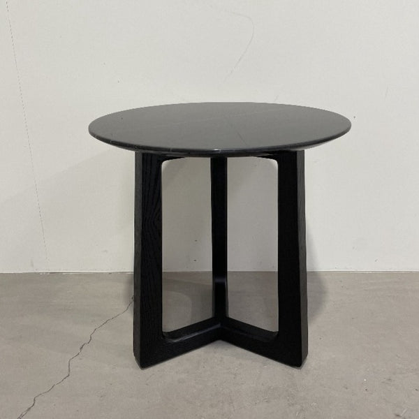 Marble Top Side Table BLACK