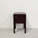 Brown bedside table