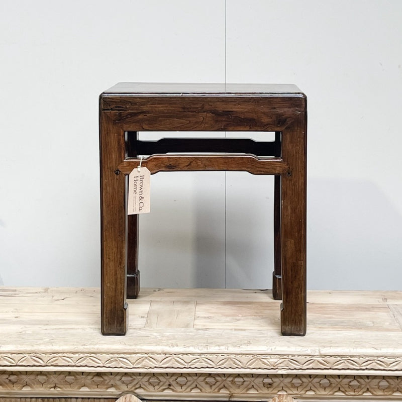 Rectangular Top Stool ANTIQUE