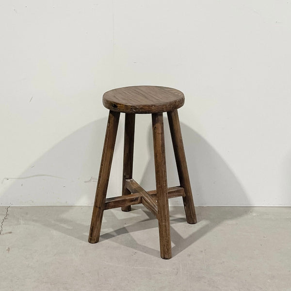 Reclaimed Elm Stool