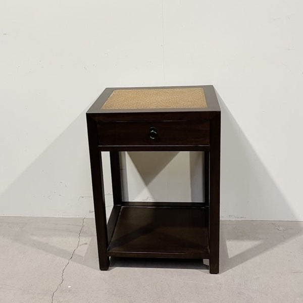 Brown bedside table