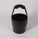 Antique Water Bucket  BLACK