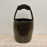 Antique Water Bucket  BLACK