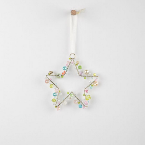 Storybook Hanging Beaded Star