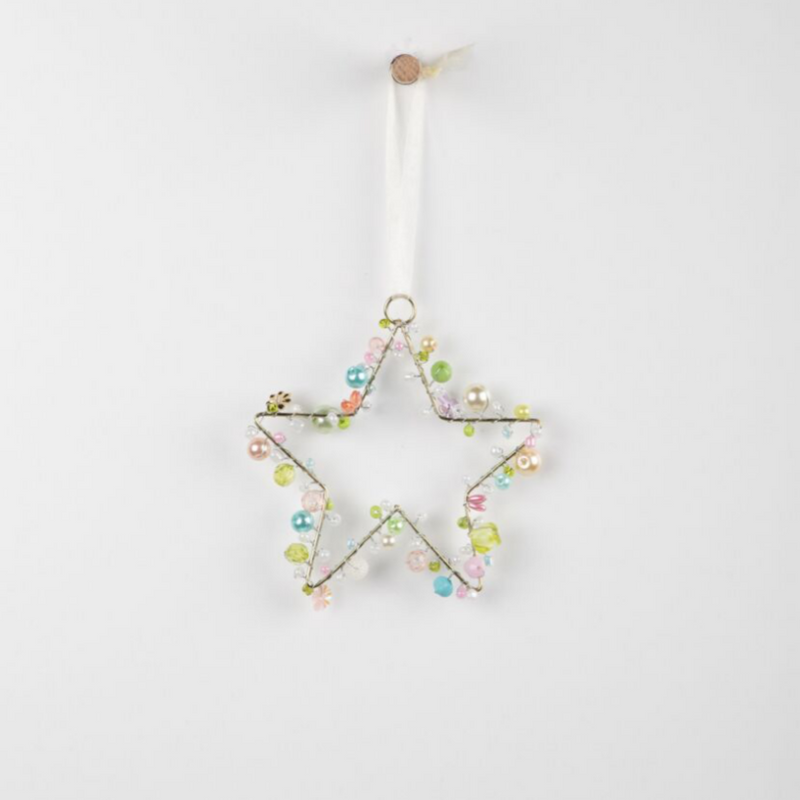 Storybook Hanging Beaded Star