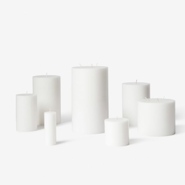 Citta - Pillar Candle White VARIOUS 