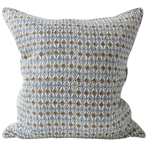 Walter G  - Condesa Tobacco (Hand Block Printed) Cushion Cover