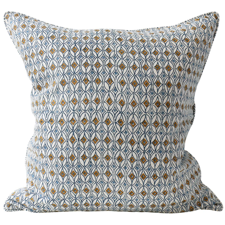 Walter G  - Condesa Tobacco (Hand Block Printed) Cushion Cover