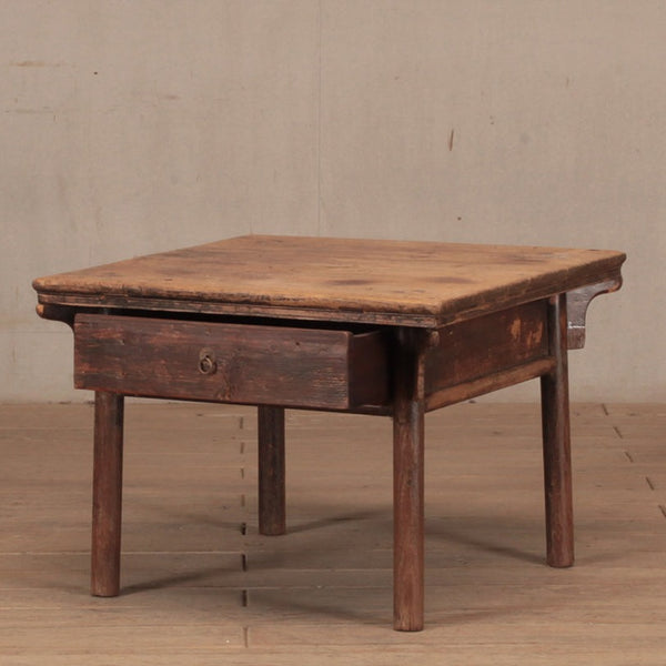 211217 Table w Drawer 760x760x460H c.1920